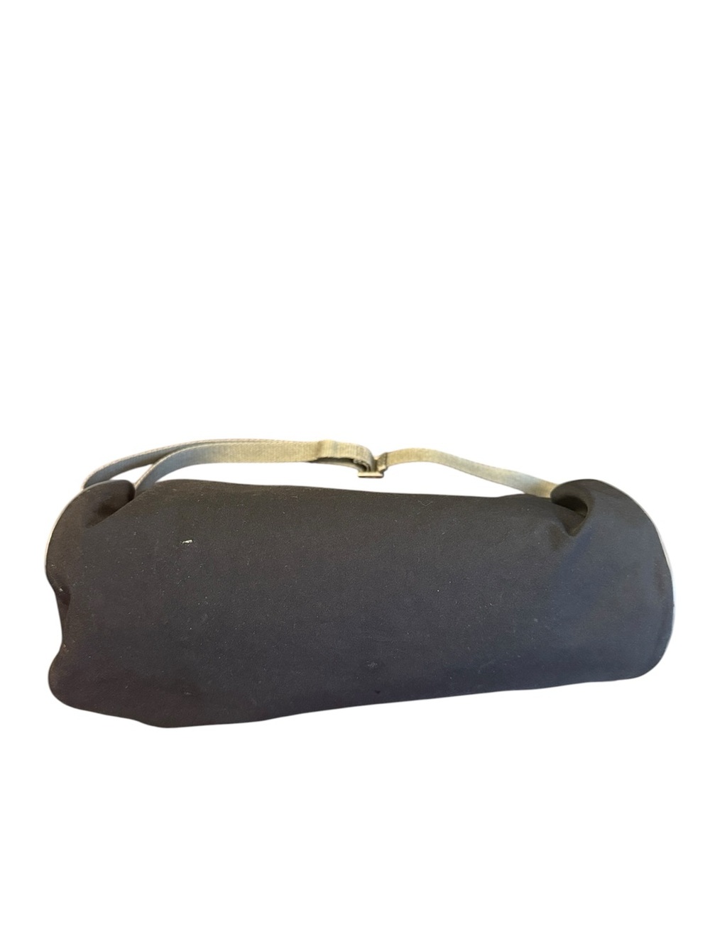Vintage Y2K Prada Sport Logo Mini Duffel Barrel Bag Nylon Black Silver Hardware - Picture 9 of 14